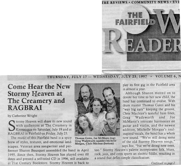 Stormy Heaven - article
